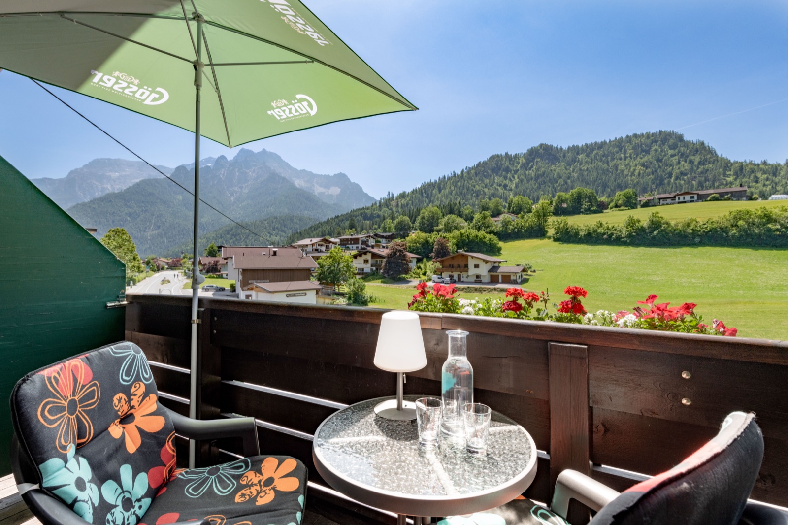 Aussicht vom Balkon